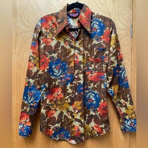 Vintage 1970s Men’s Button-up Shirt